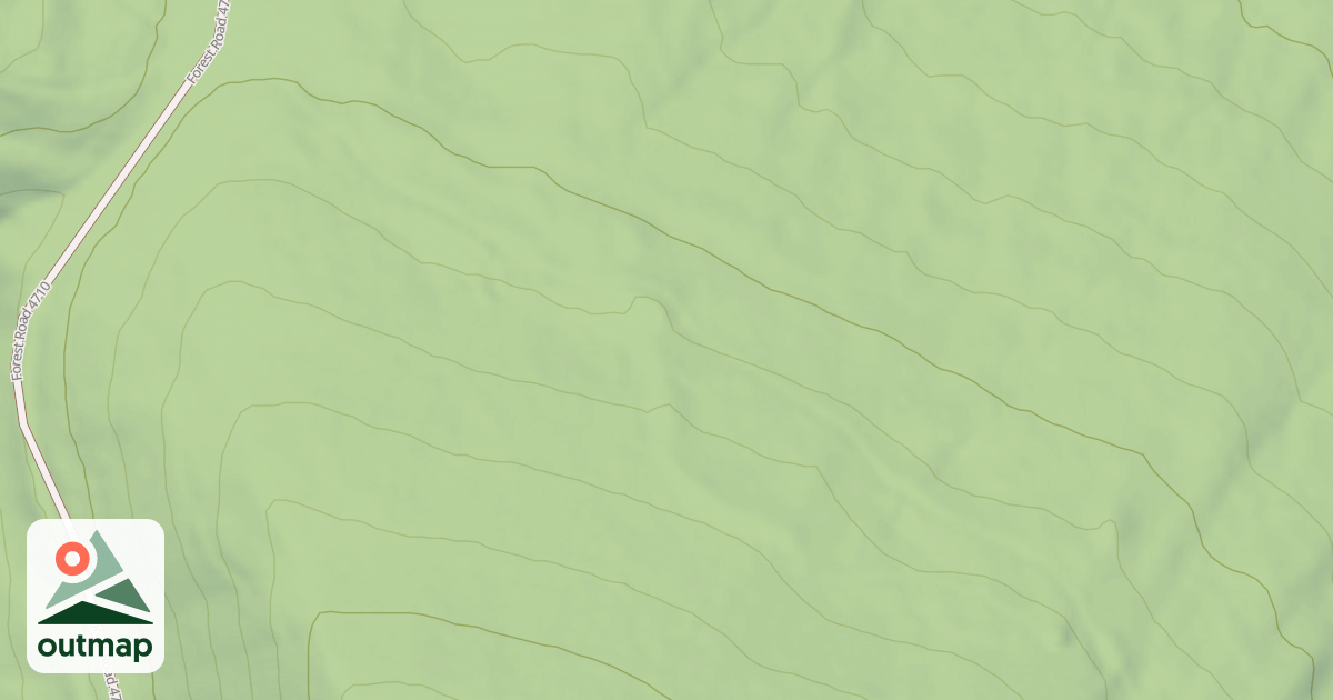 Map of COUGAR ROCKS
