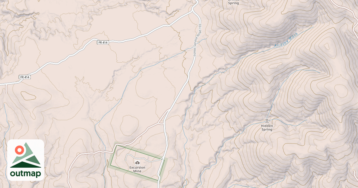 Map of EXCURSION MINE