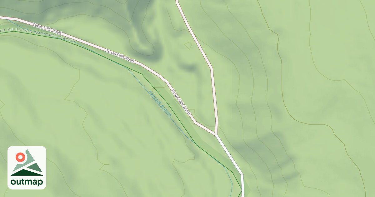Map of HANCOCK BRANCH