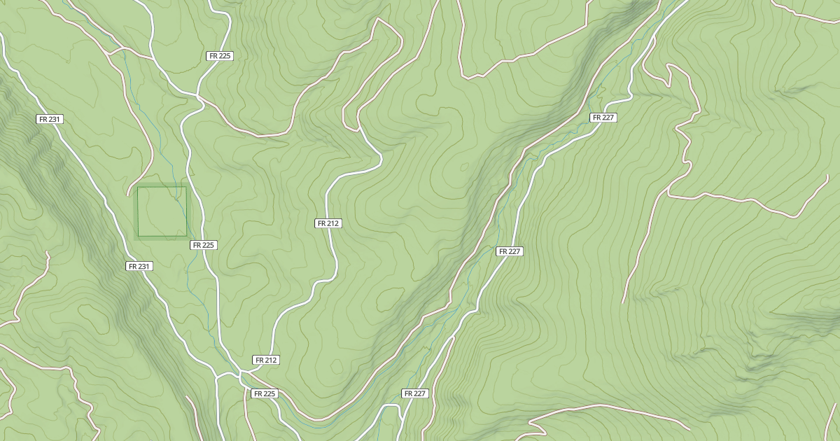 Map preview of HIGH LINE DITCH