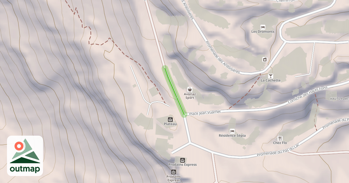 Map of Place Jean Vuarnet