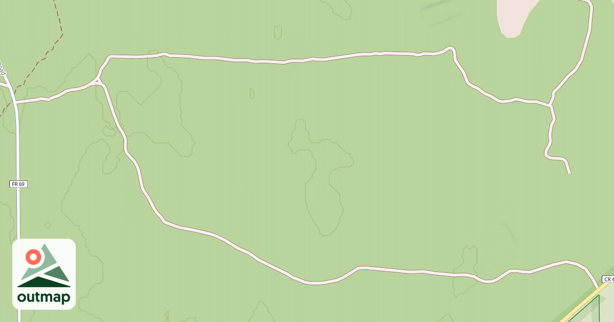 Map of USFS Motor Vehicle Use Map Roads {9A4A9BD7-BA5C-4A02-A016-4495FBCFA0F0}