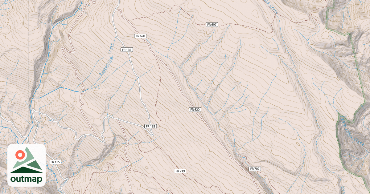 Map of Pine-Piedra