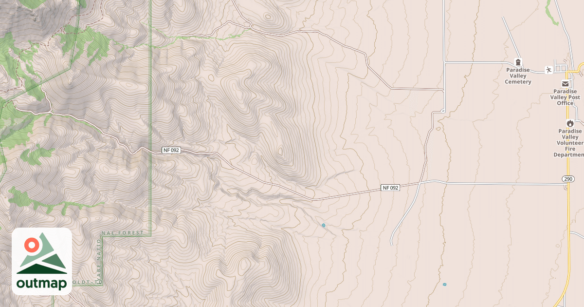 Map of SINGAS CREEK