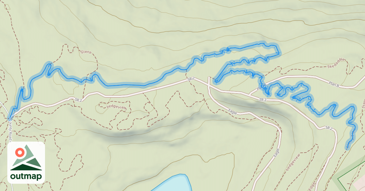 Map of Glen's Trail