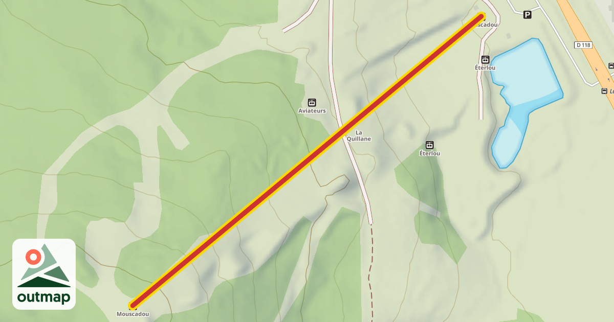 Map of Mouscadou