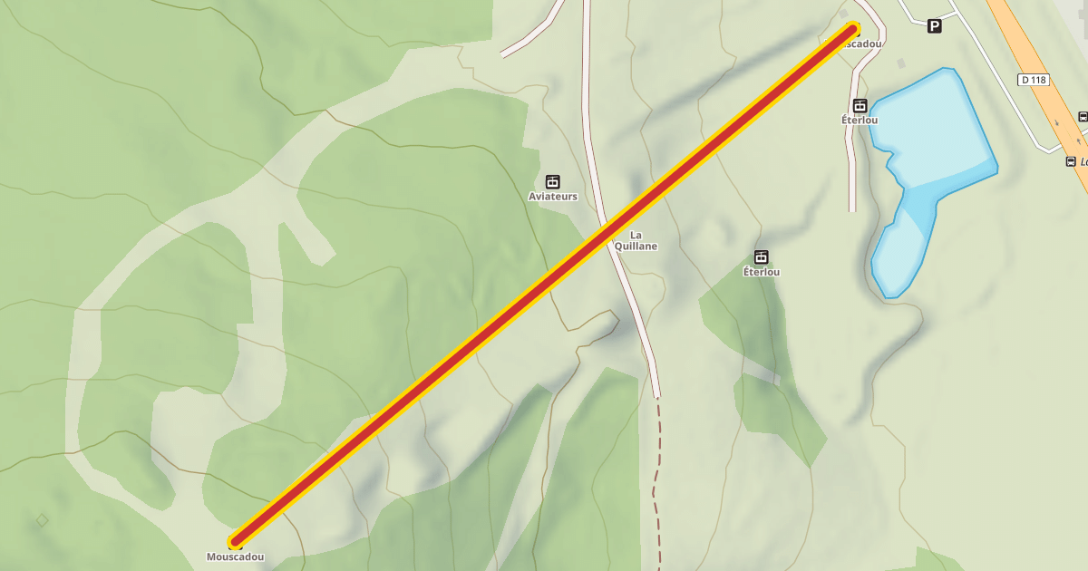 Map preview of Mouscadou