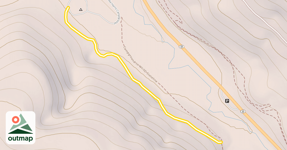 Map of Campground Loop