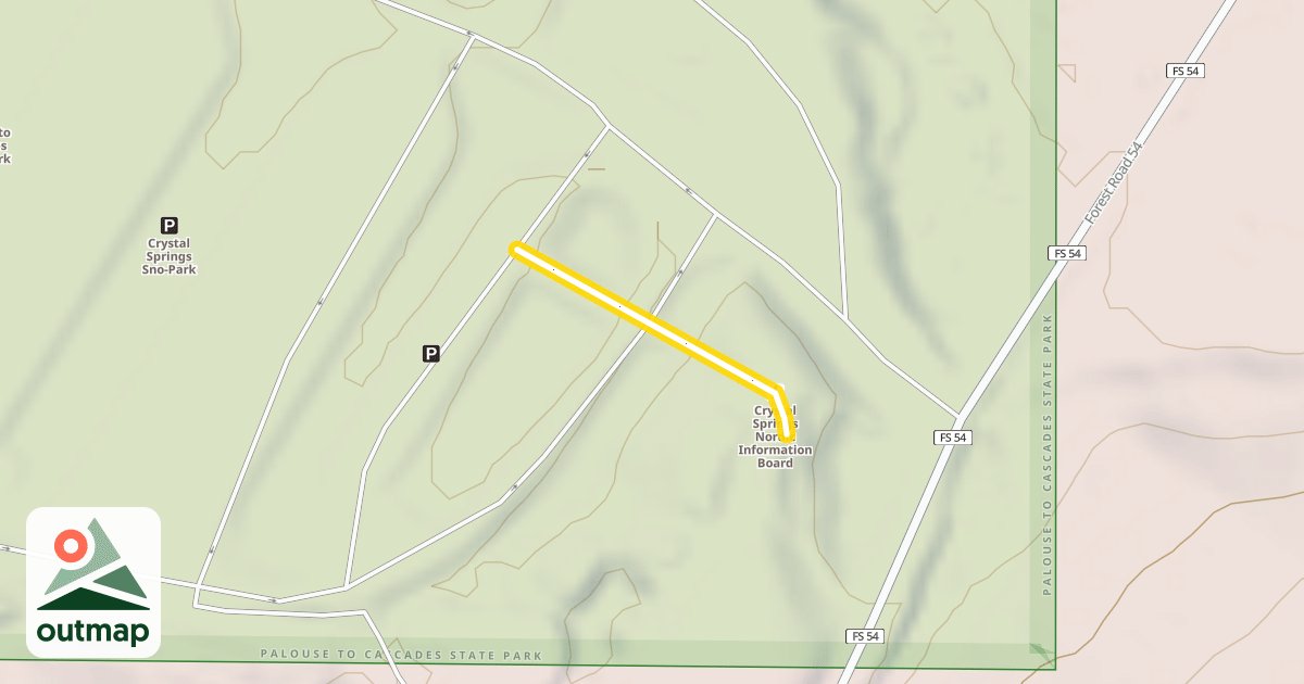 Map of Skier's exit