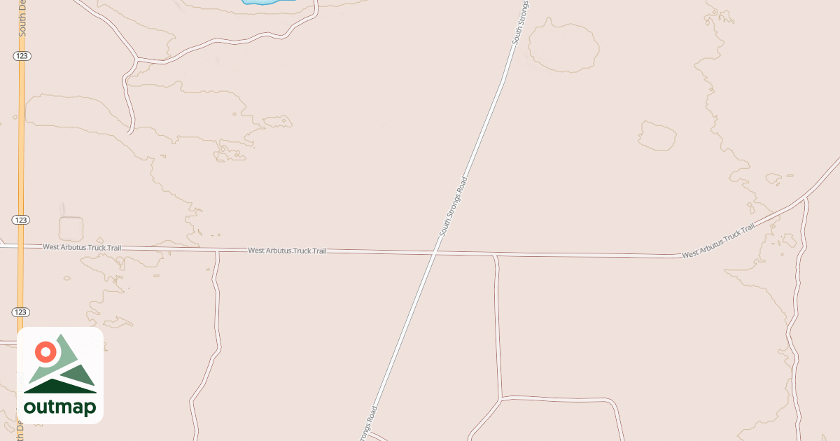 Map of ARBUTUS LAKE
