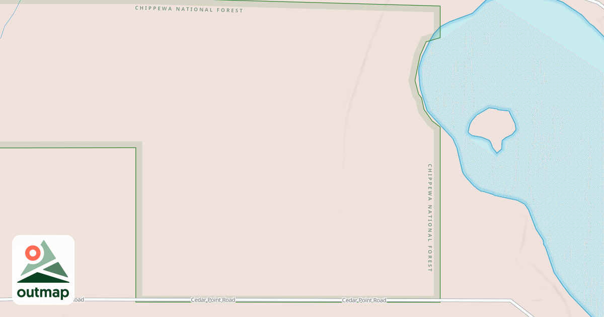 Map of CEDAR POINT SPUR A