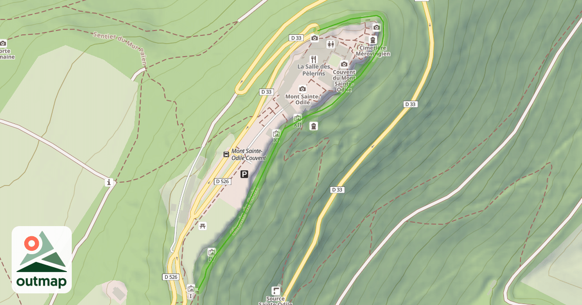 Map of Chemin de Croix