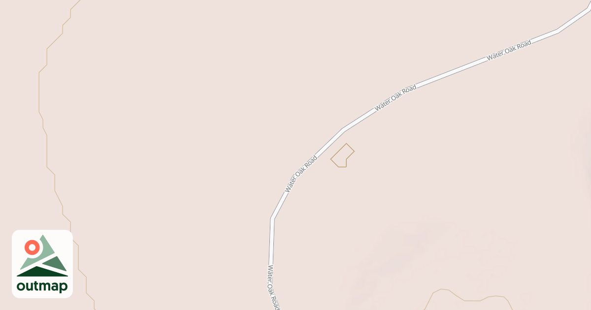 Map of SCRUB OAK
