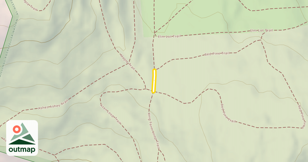 Map of Red Pine Trail
