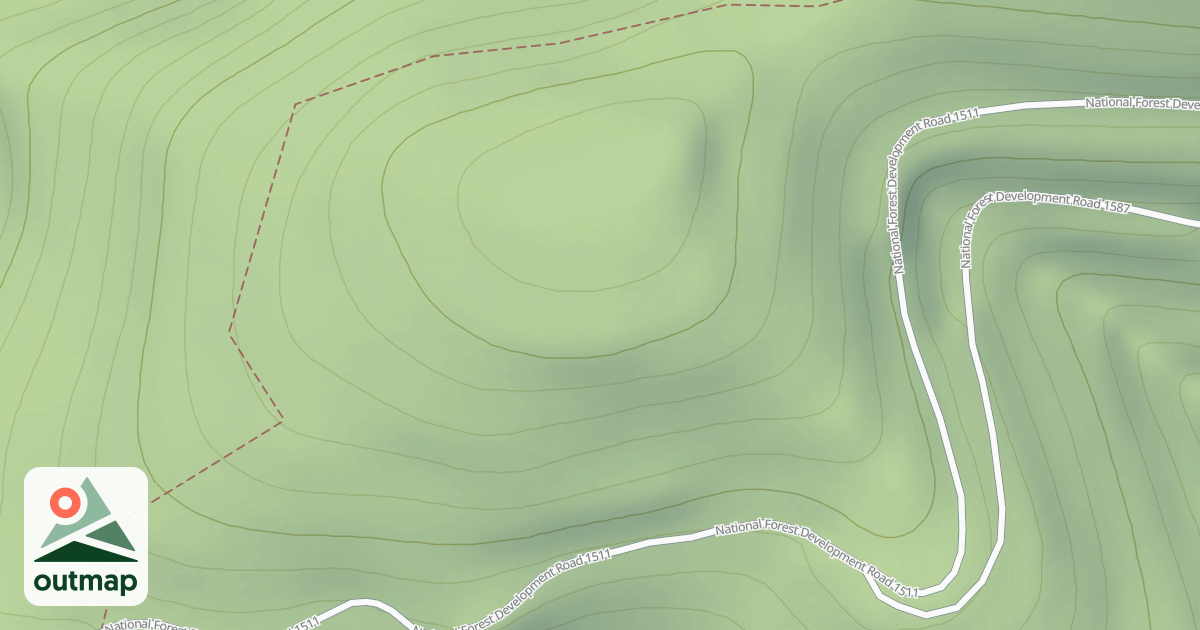 Map of Huckleberry Ohv