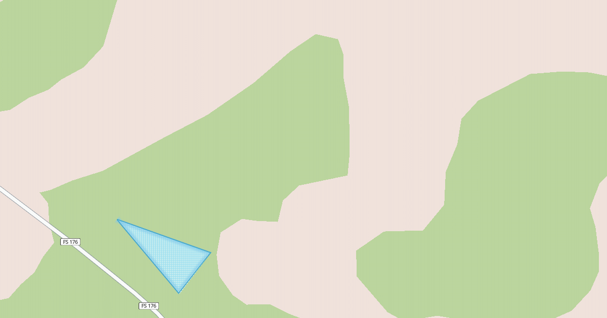 Map preview of USFS National Forest System Roads {712E901D-EB9F-40E5-AD80-3DE698E3996F}
