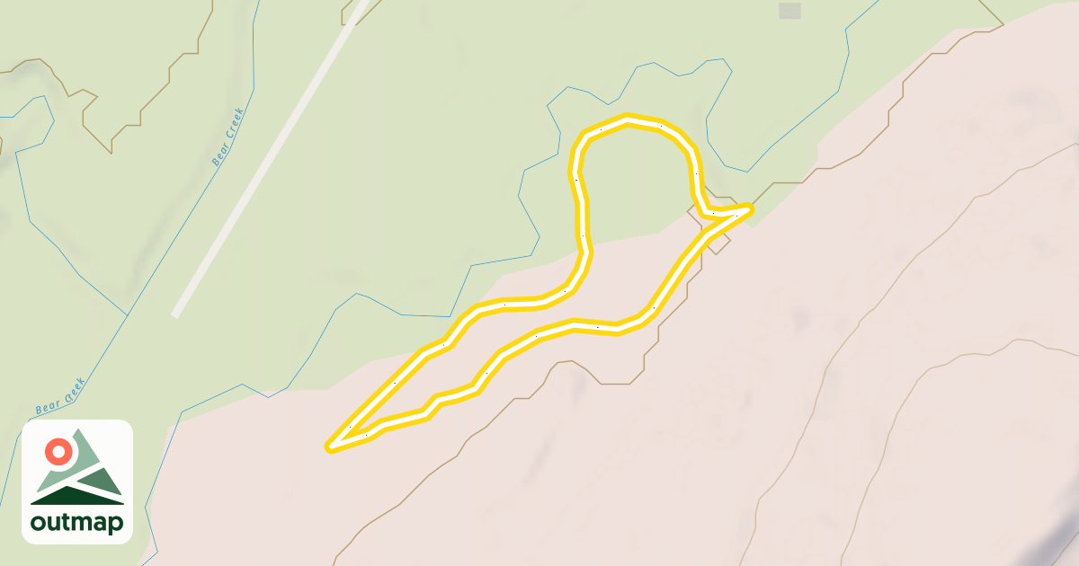 Map of Lodgepole Loop