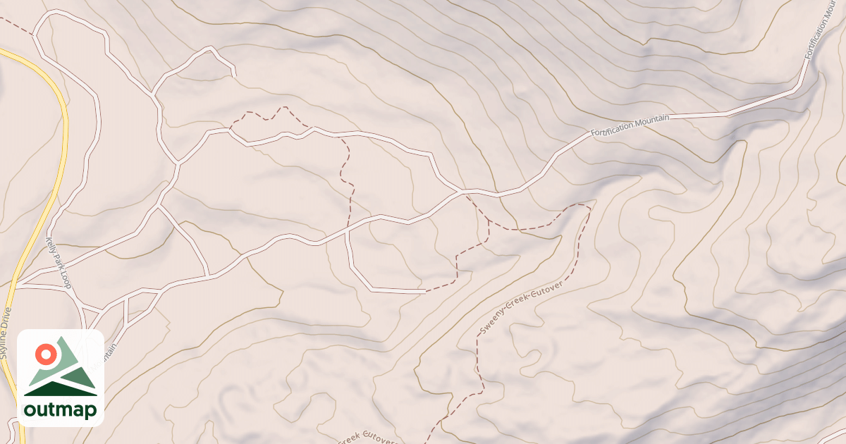 Map of FORTIFICATION MTN