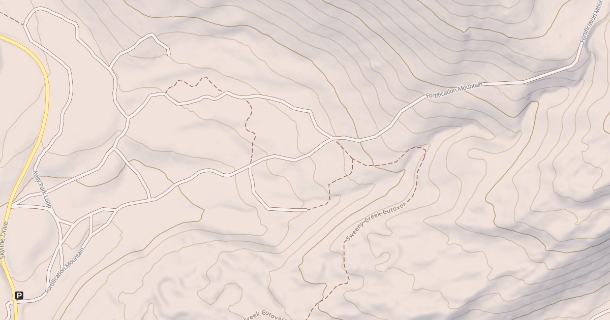 Map preview of FORTIFICATION MTN
