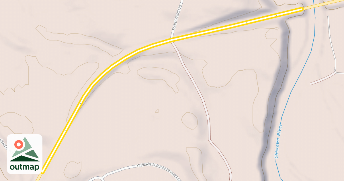 Map of Chiwawa River Road