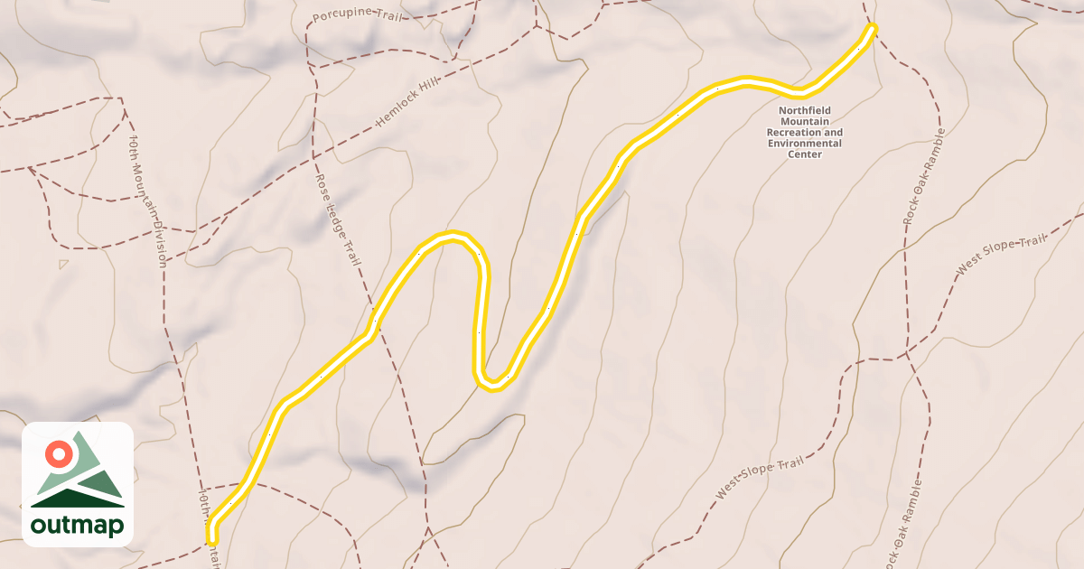 Map of Jug End in Franklin