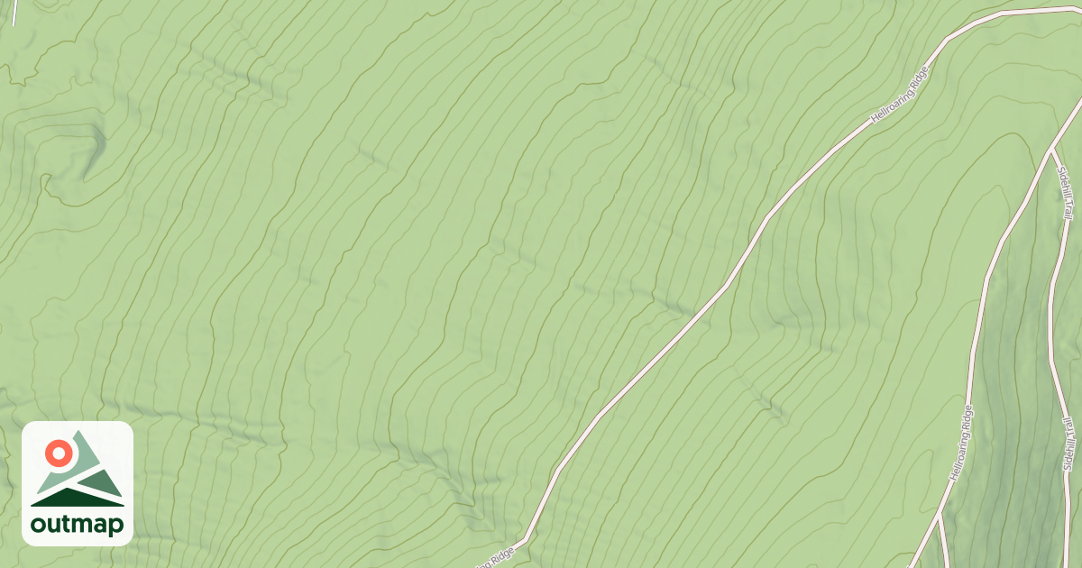 Map of HELLROARING RIDGE C