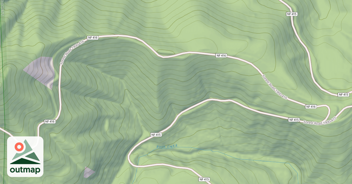 Map of HILL ROAD