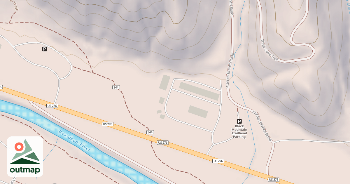 Map of PISGAH WORK CENTER