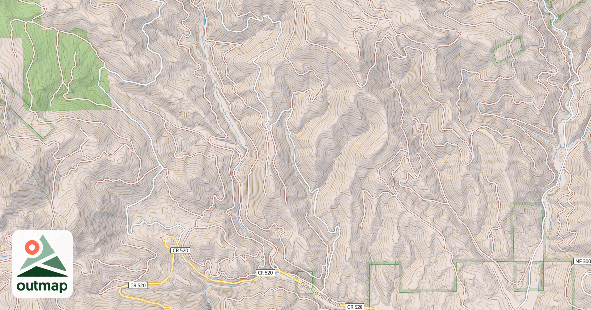 Map of USFS National Forest System Roads {3A21F545-C1F3-4280-B747-CB554706B227}