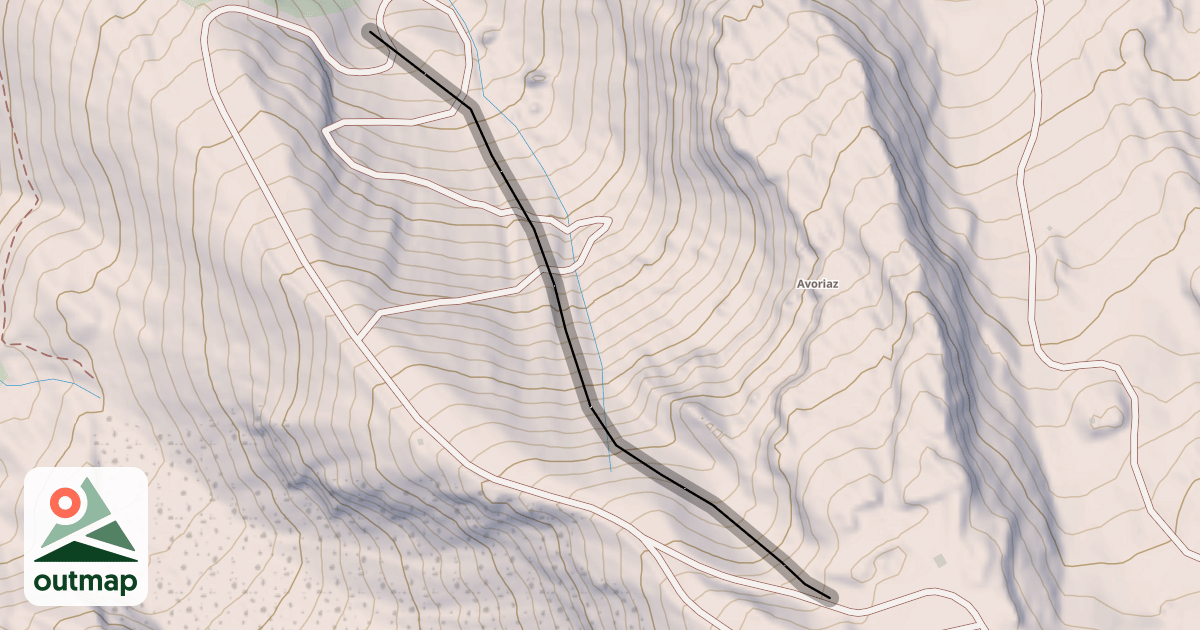 Map of Combe du Machon