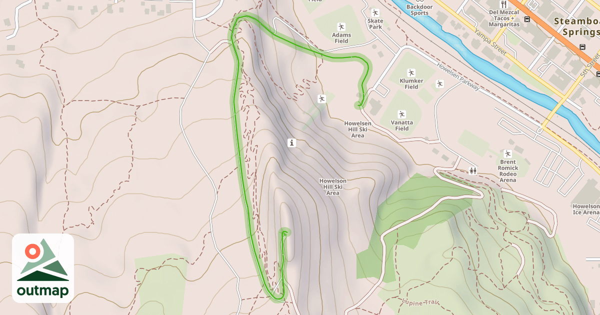 Map of Mile Run