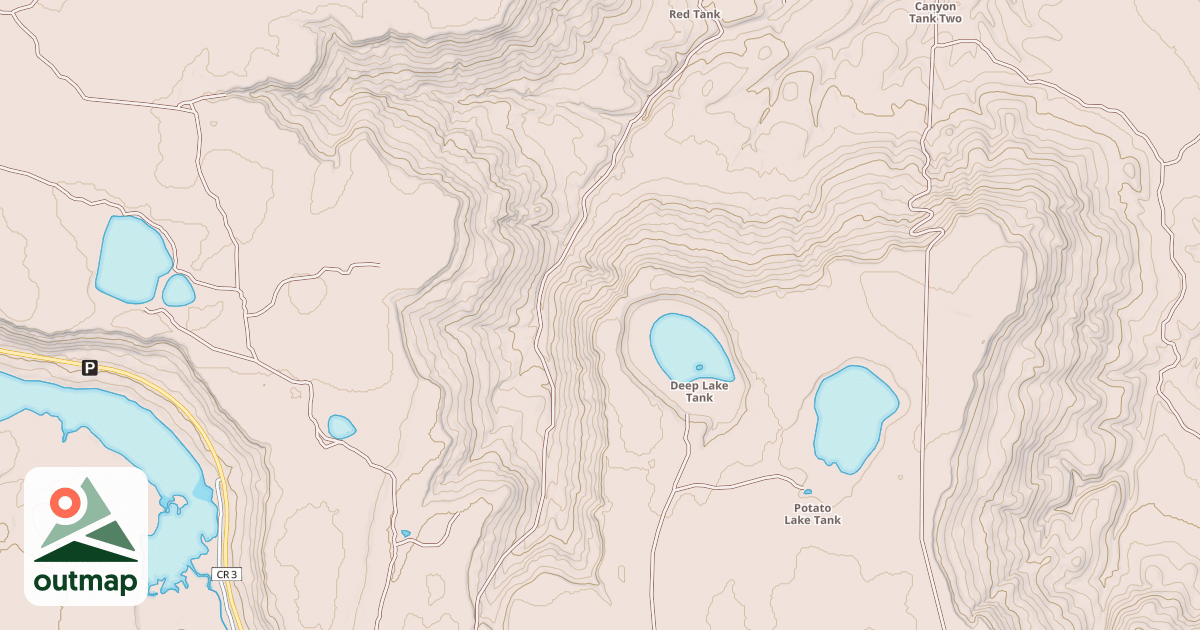 Map of ANDERSON MESA