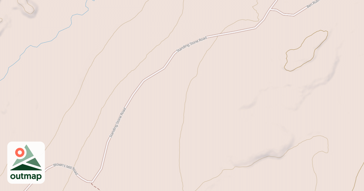 Map of Edgemere-Pecks Pond - Snowmobile Trails