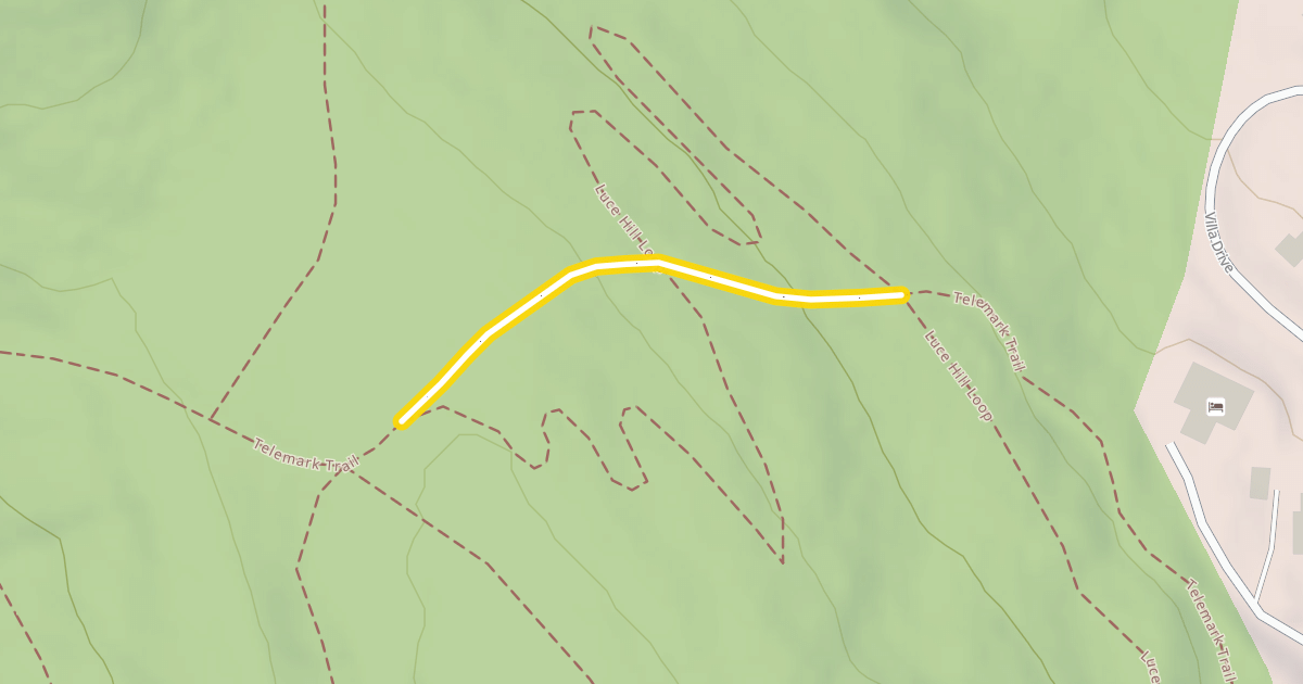 Map preview of Telemark Trail