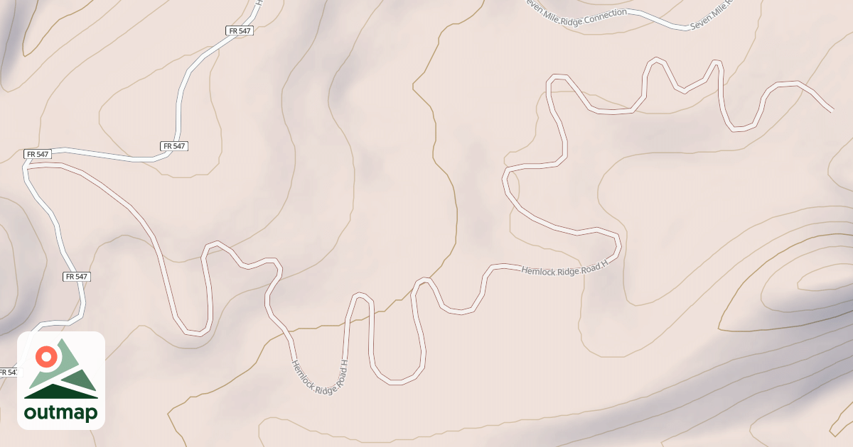 Map of HEMLOCK RIDGE H