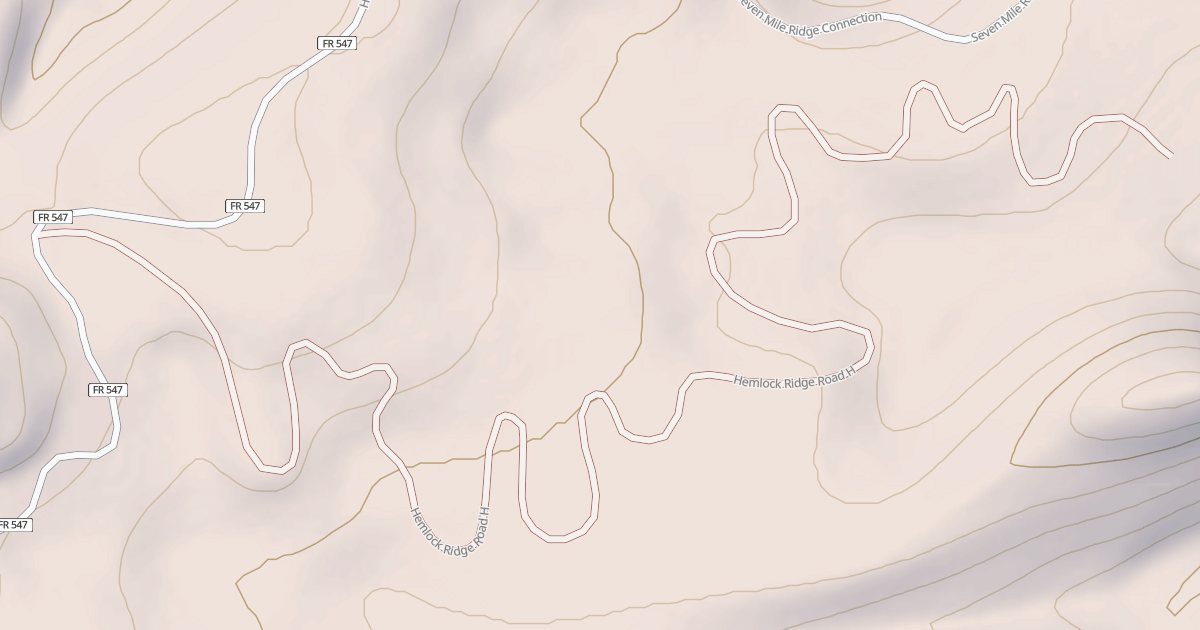 Map preview of HEMLOCK RIDGE H