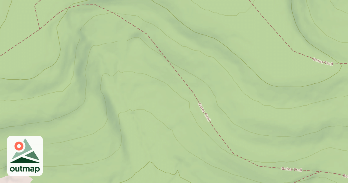 Map of Prince Gallitzin State Park Trails