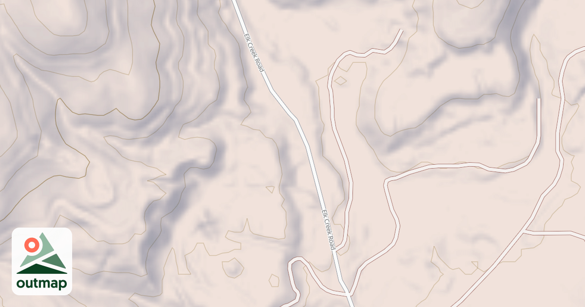 Map of ELK CREEK