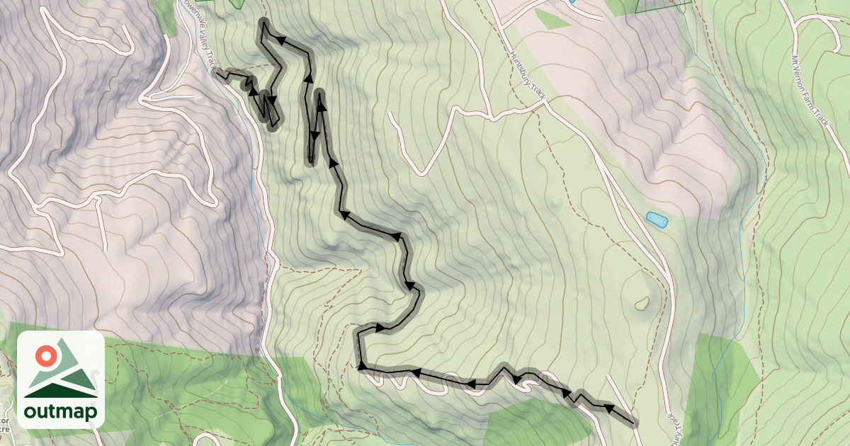 Map of Bowenvale Downhill