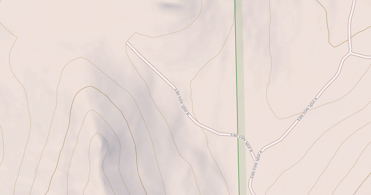 Map preview of EAST FORK SPUR B