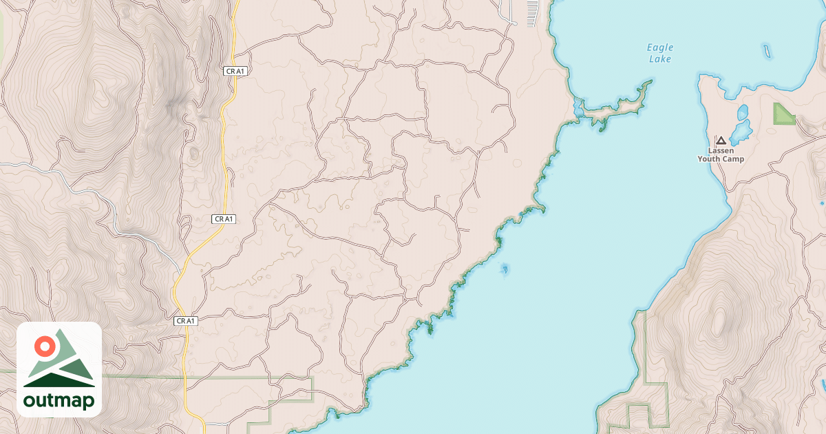Map of EAGLE LAKE