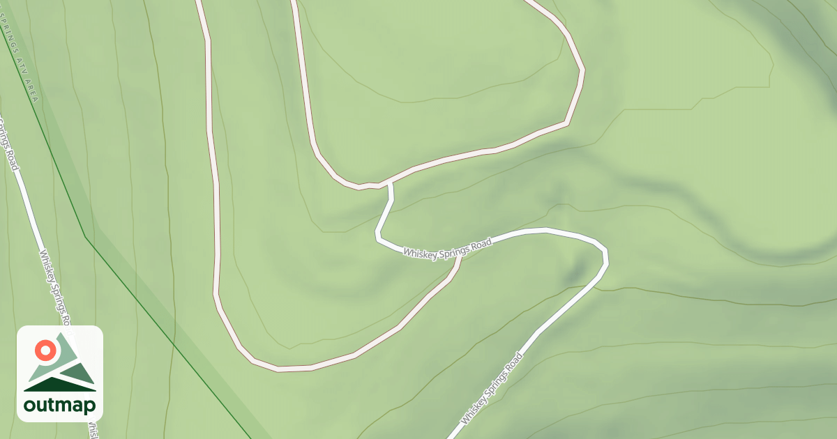 Map of Whiskey Springs Trails