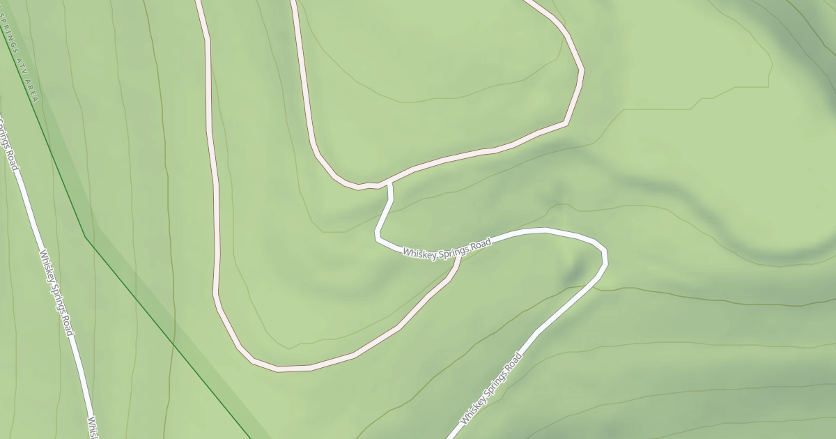 Map preview of Whiskey Springs Trails