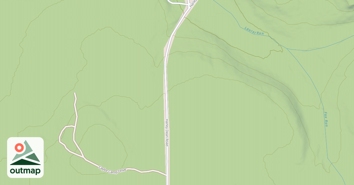 Map of S.B. Elliott State Park Snowmobile Trails