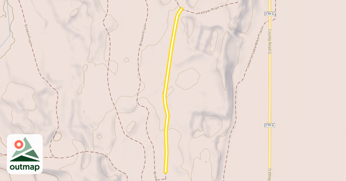 Map of Yellow Trail