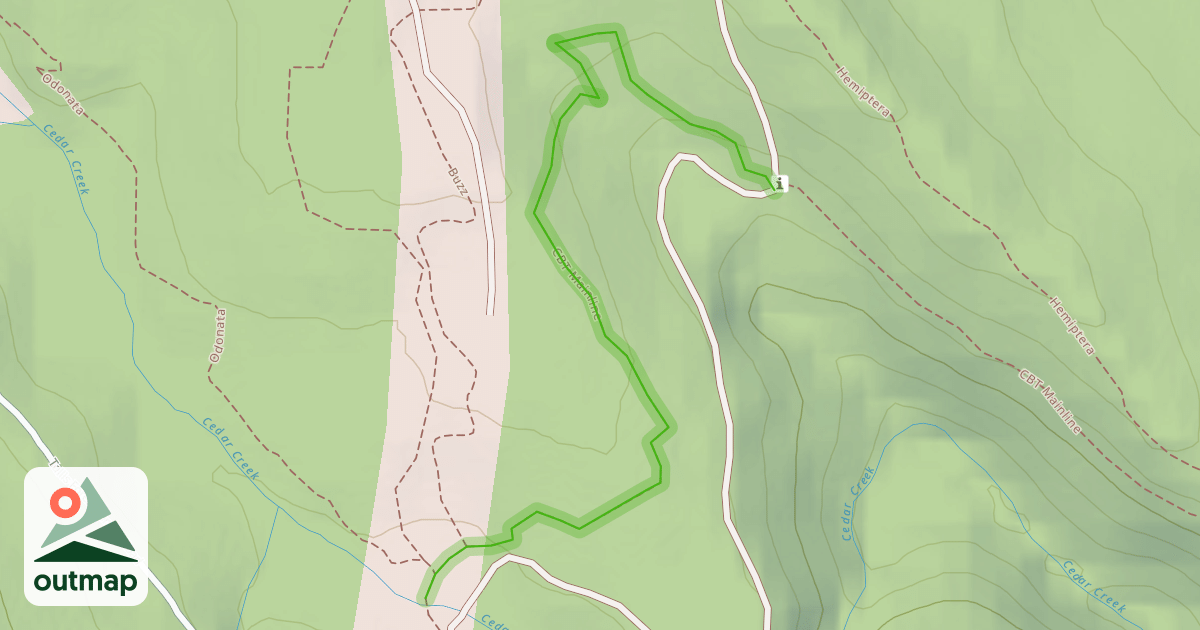 Map of CBT Mainline