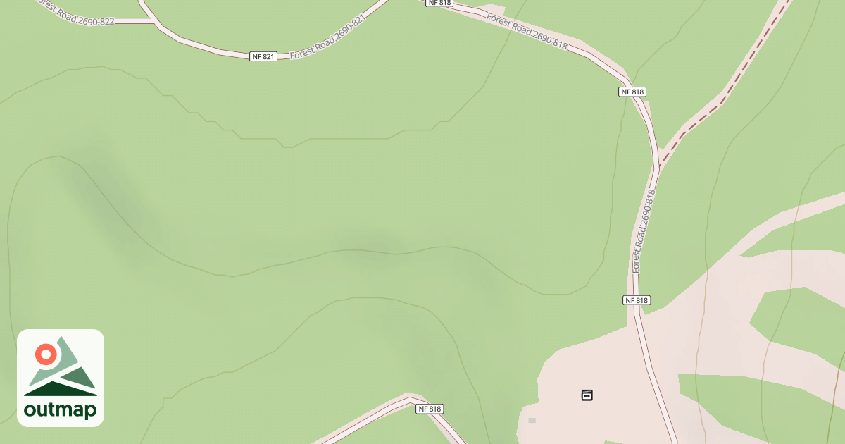Map of Santiam Pass Ohv Jeep Tr #45