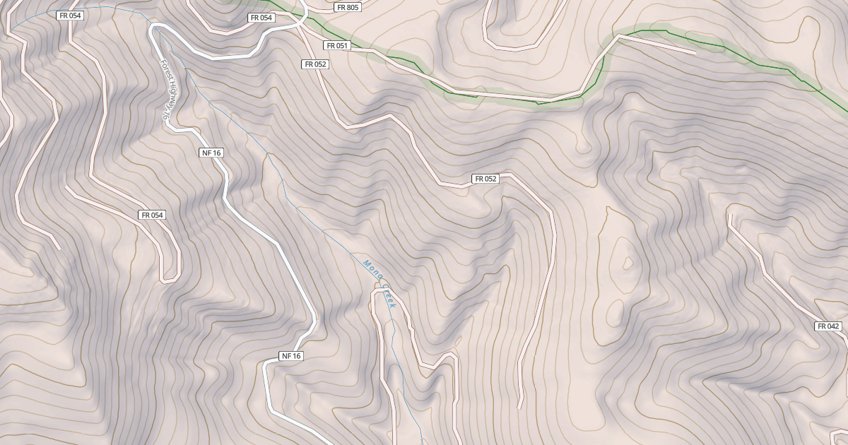 Map preview of USFS National Forest System Roads {1960EB9F-56D9-4254-8459-E4A4065FD8B5}