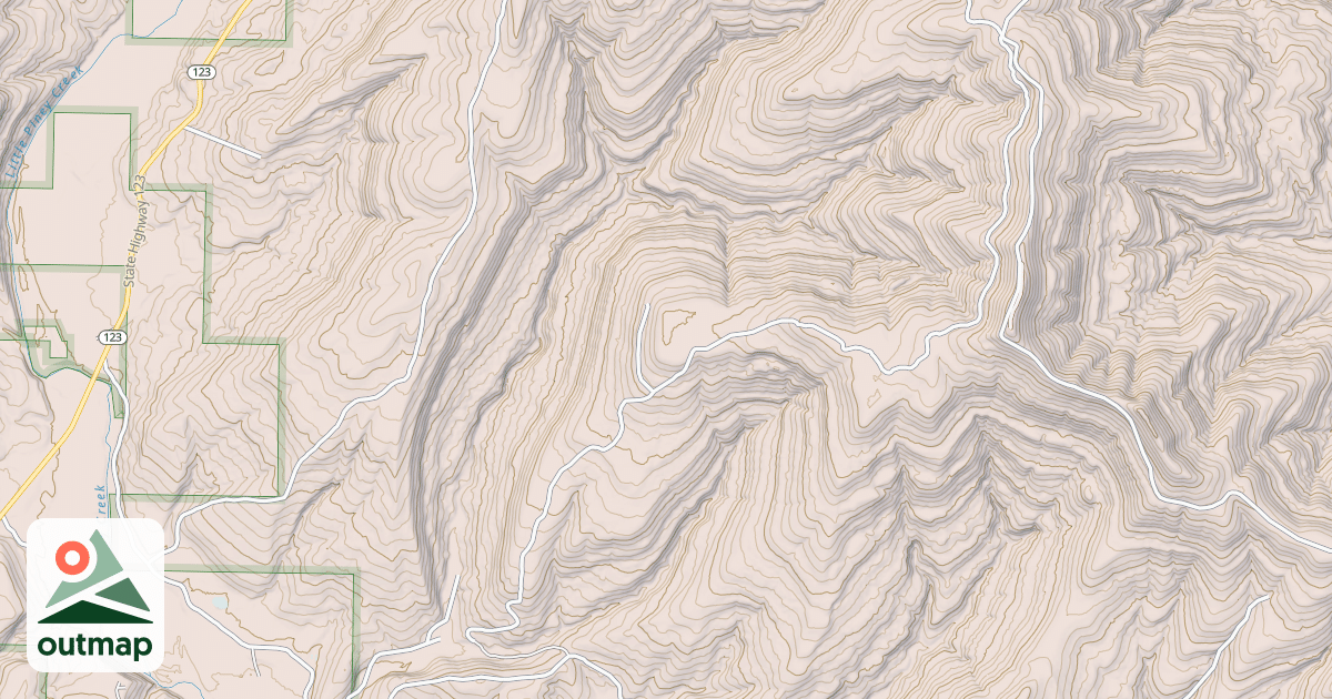 Map of SULPHUR BRANCH