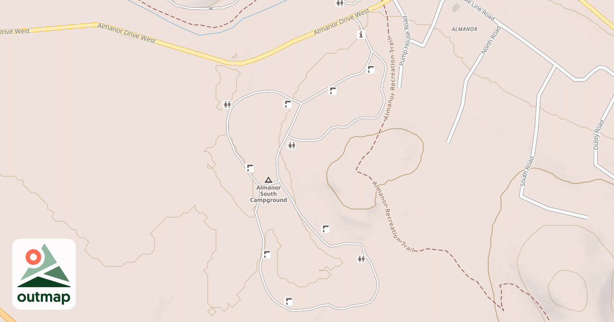 Map of ALMANOR CG